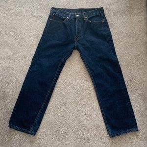 505 Levi Strauss & Co. Dark Denim Jeans